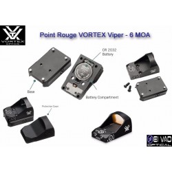Point Rouge VORTEX Viper - 6 MOA - Pour arme de point
