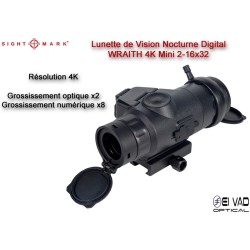 Monoculaire vision nocturne Wraith 4K 1x Sightmark