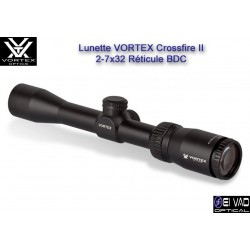 Lunette VORTEX CrossFire II 2-7x32 - Réticule BDC