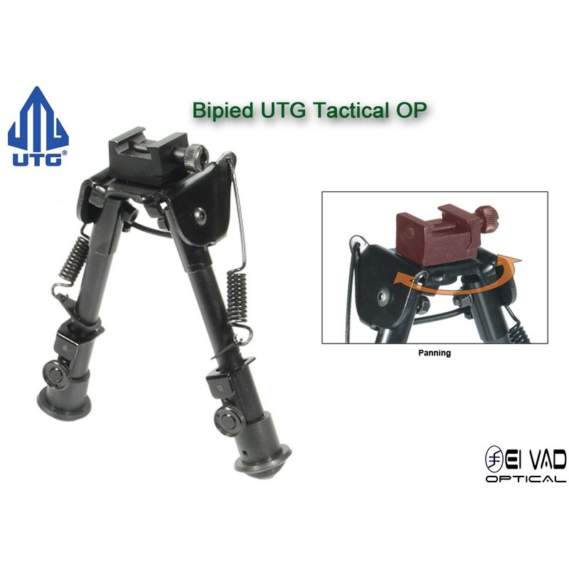 Bipied UTG Tactical pour rail picatinny ou grenadière