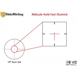 Lunette Nikko Stirling Diamond 6-24x50 - Réticule Hold Fast - TLD