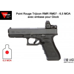 Point Rouge TRIJICON RMR RM07 Type 2 - 6,5 MOA - pour GLOCK