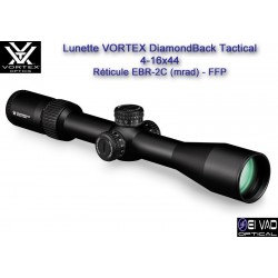 Lunette VORTEX DiamondBack Tactical 4-16x44  FFP - Réticule EBR-2C