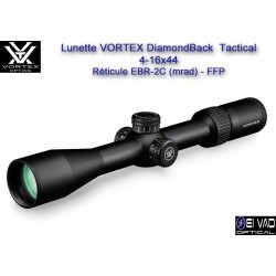 Lunette VORTEX DiamondBack Tactical 4-16x44  FFP - Réticule EBR-2C