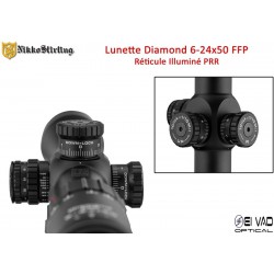 Lunette de visee 6-24x50 nikko stirling diamond ffp