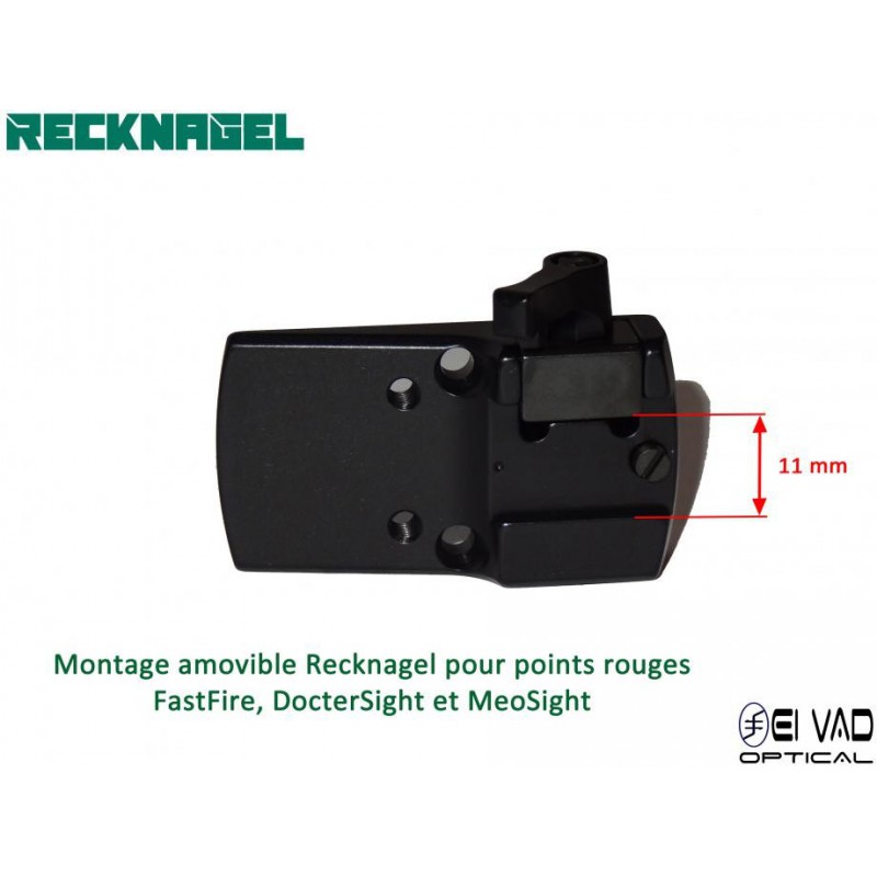 Montage Amovible ERA RECKNAGEL pour rail de 11mm - BURRIS Fastfire, DocterSight et MeoSight