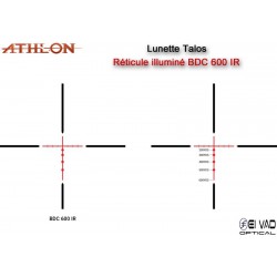 Lunette ATHLON Talos 6-24x50 - Réticule BDC 600 IR