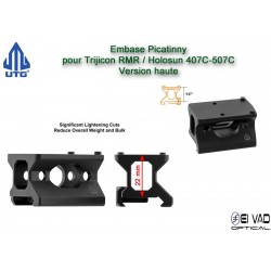 UTG - Montage Haut pour Trijicon RMR - Holosun 407C & 507C