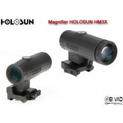 Pack Holosun 3 - Point Rouge HS510C + Magnifier HM3X