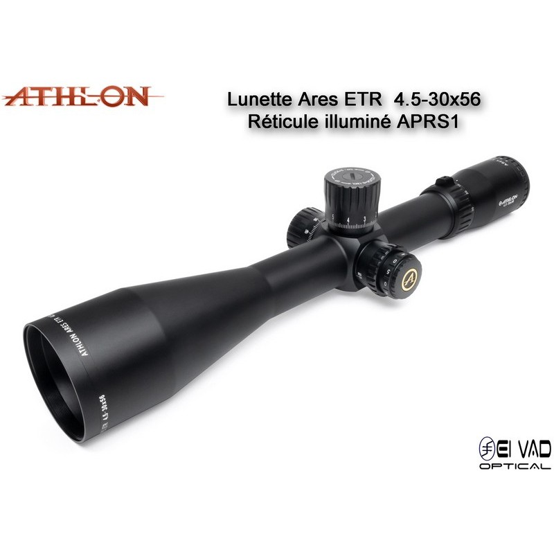 Lunette ATHLON ARES ETR  UHD 4,5-30x56 - Réticule APRS1
