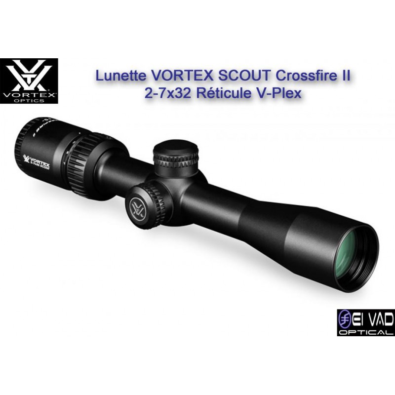 Lunette SCOUT VORTEX CrossFire II 2-7x32 - Réticule V-Plex