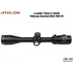 Lunette ATHLON Talos 4-16x40 - Réticule BDC 600 IR