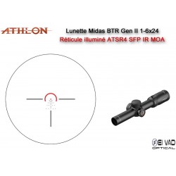 Lunette ATHLON Midas BTR GEN2 HD 1-6x24 - Réticule ATSR4