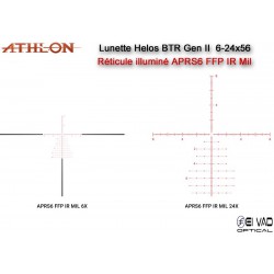 Lunette ATHLON Helos BTR GEN2 6-24x56 - Réticule APRS6
