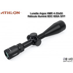 Lunette ATHLON Argos HMR 4-20x50 - Réticule BDC 600 A