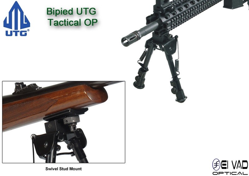 Bipied UTG Tactical pour rail picatinny ou grenadière