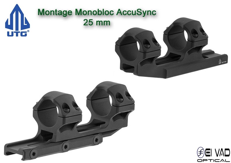 UTG - Montage Monobloc pour lunette de 25 mm