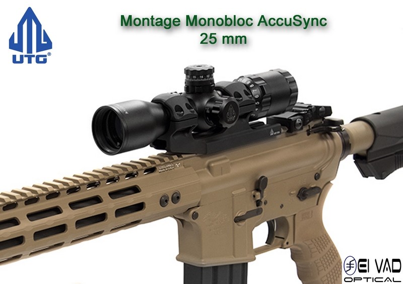UTG - Montage Monobloc pour lunette de 25 mm