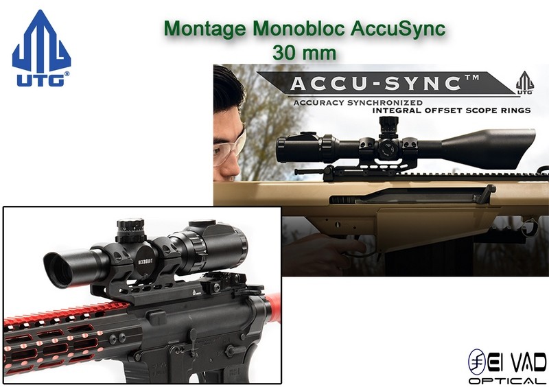 UTG - Montage Monobloc pour lunette de 30 mm
