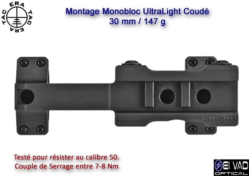 Montage Monobloc ERA-TAC UltraLight 30mm Coudé