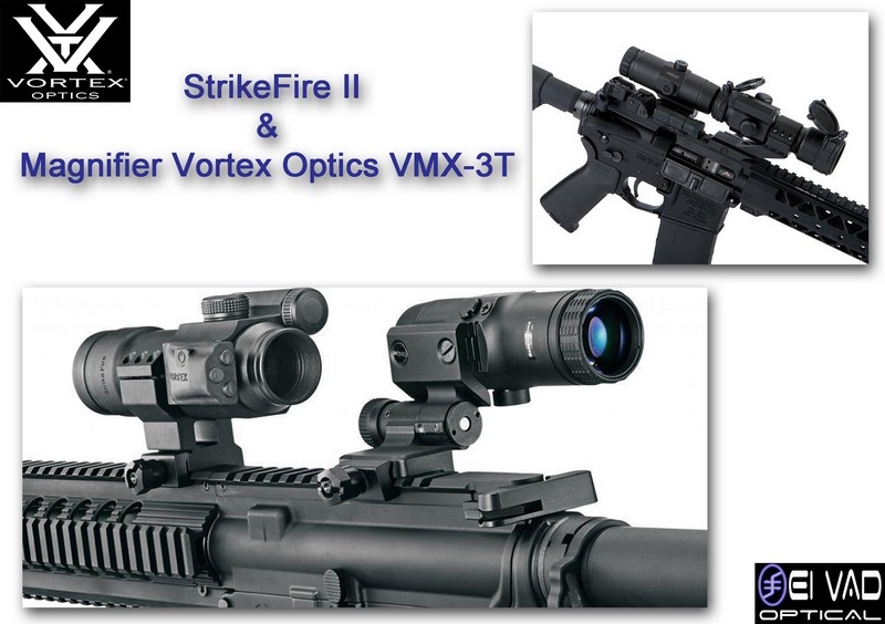 Pack VORTEX Point Rouge StrikeFire II + Magnifier VMX-3T