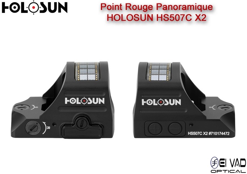 Point Rouge Panoramique HOLOSUN HS 507 C - Glock MOS
