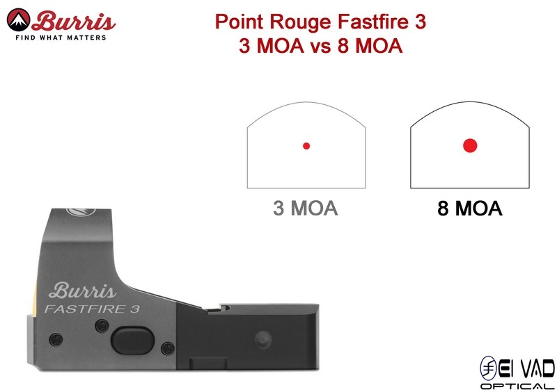 Point Rouge BURRIS Fastfire III - 8 MOA spécial battue