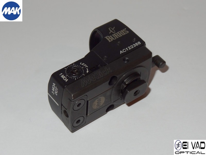 Montage Pivotant MAKlick - compatible BURRIS Fastfire & DocterSight