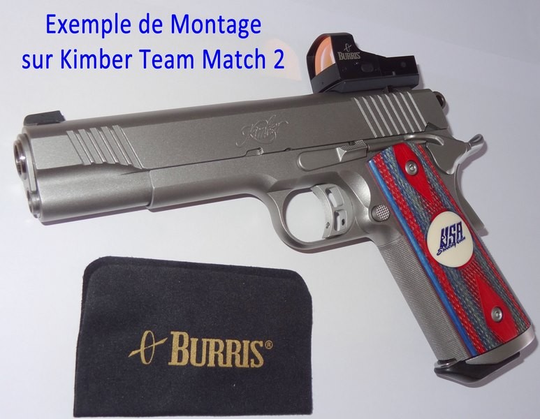 BURRIS - FastFire III - Point Rouge Panoramique pour pistolet Kimber