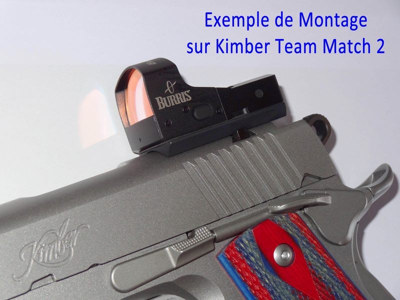 BURRIS - FastFire III - Point Rouge Panoramique pour pistolet Kimber