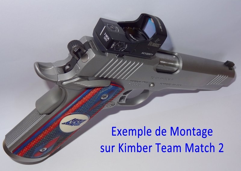 BURRIS - FastFire III - Point Rouge Panoramique pour pistolet Kimber