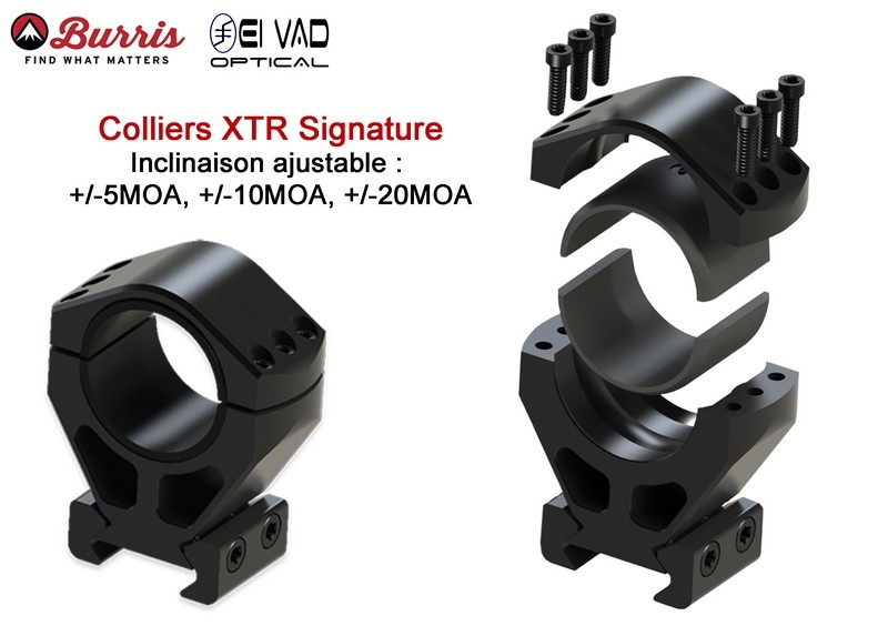 Colliers BURRIS XTR Signature - 34mm (5 MOA - 10 MOA - 20 MOA)