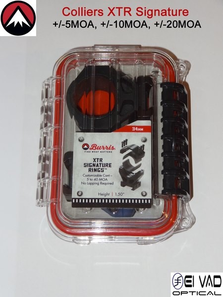 Colliers BURRIS XTR Signature - 34mm (5 MOA - 10 MOA - 20 MOA)
