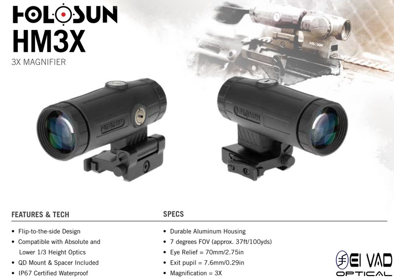 Magnifier HOLOSUN HM3X