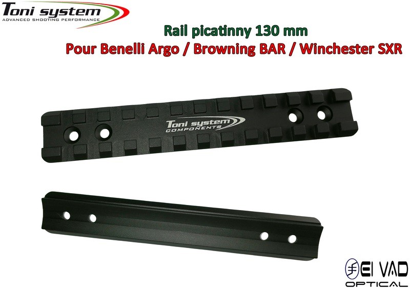 Rail Picatinny Tony System pour Benelli Argo, Browning BAR, Winchester SXR