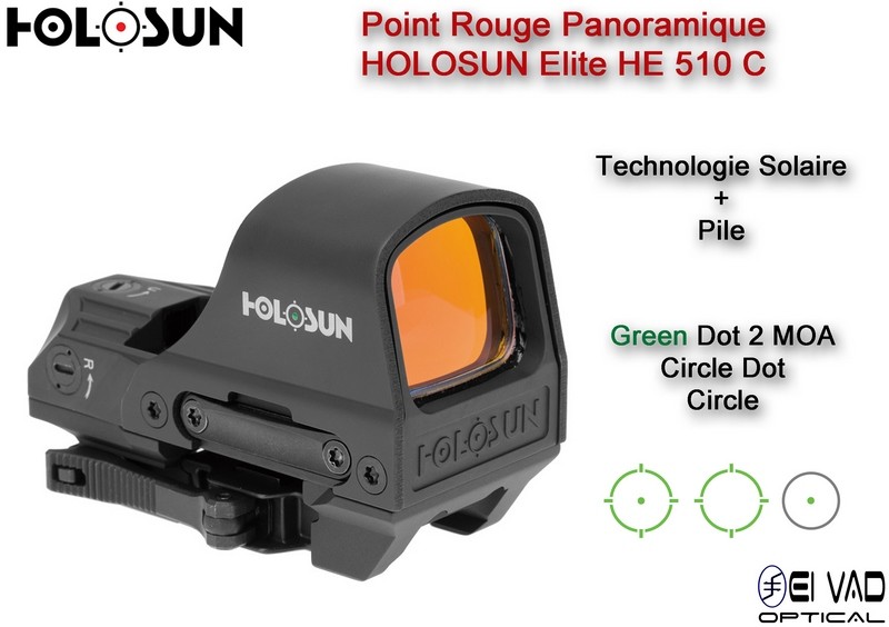 Point Rouge Panoramique HOLOSUN Elite HE 510 C - Technologie solaire