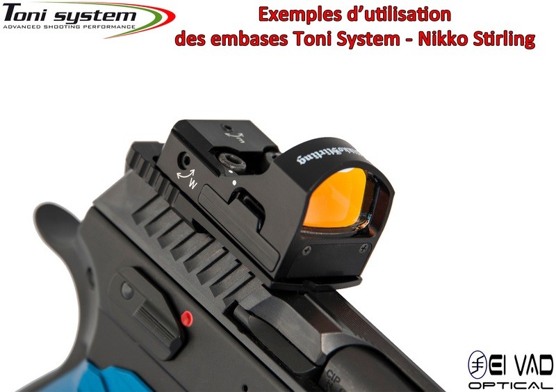 Embase TS pour Sig Sauer P226 - Compatible Fastfire 3, Vortex Venom, Sig Romeo 1