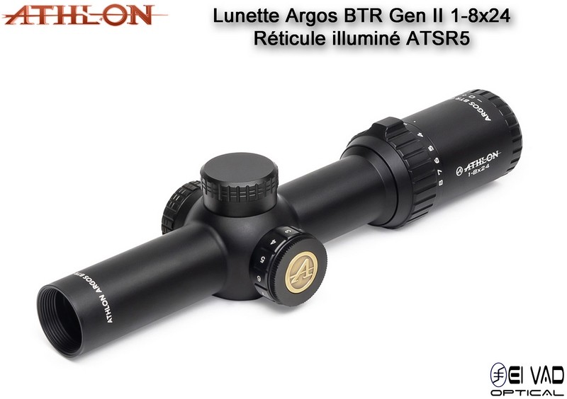 Lunette ATHLON Argos BTR GEN2 1-8x24 - Réticule ATSR5