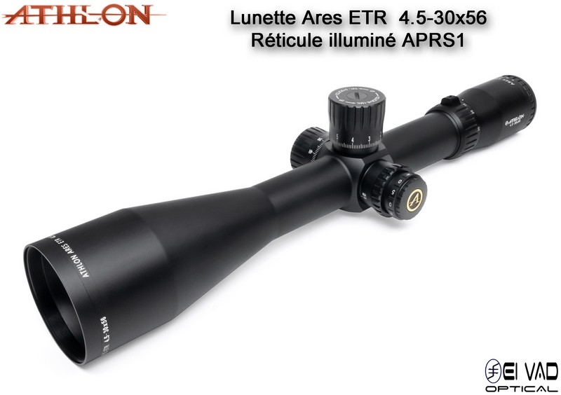Lunette ATHLON ARES ETR UHD 4,5-30x56 - Réticule APRS1