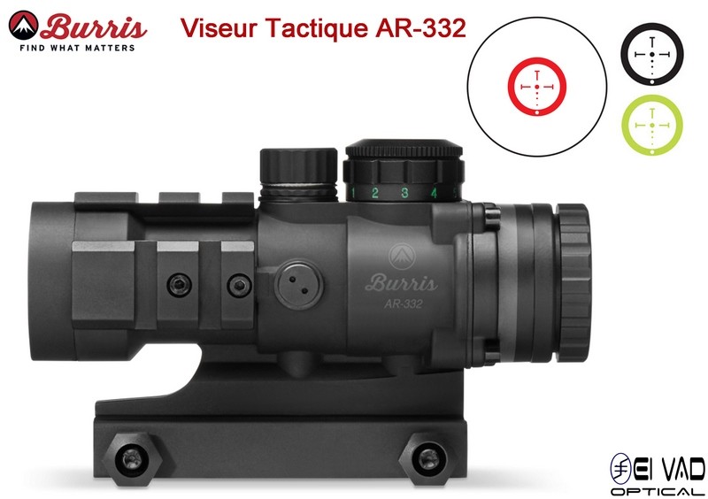 BURRIS AR 332 - Point Rouge Tactique 3x32 (AR-332)