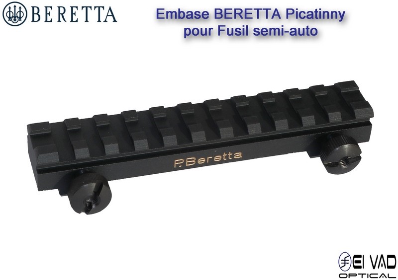 Embase BERETTA Picatinny pour Fusil semi-auto