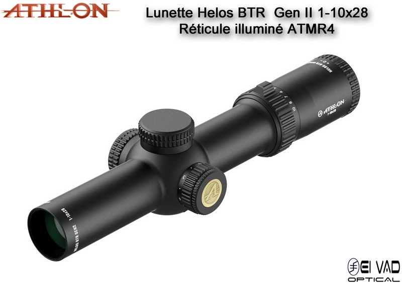 Lunette ATHLON Midas Helos BTR GEN2 1-10x28 - Réticule ATMR4