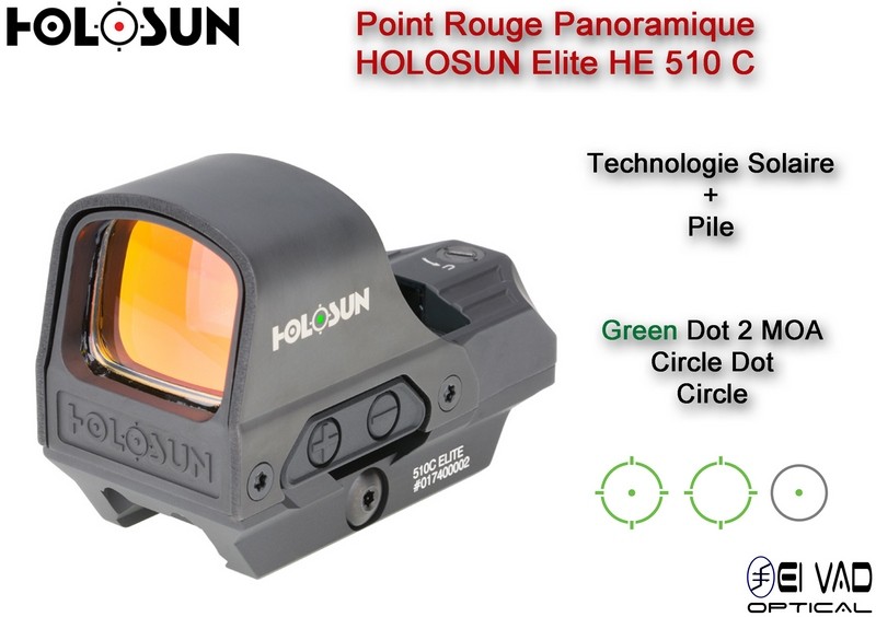 Point Rouge Panoramique HOLOSUN Elite HE510C - avec Capot