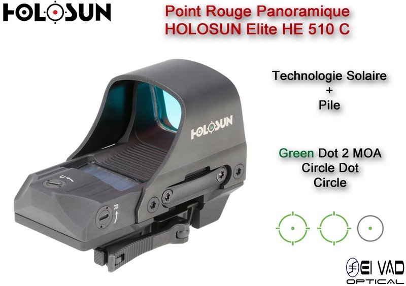 Point Rouge Panoramique HOLOSUN Elite HE510C - avec Capot