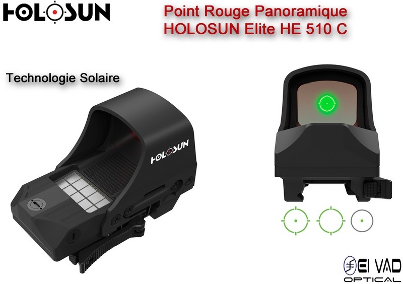 Point Rouge Panoramique HOLOSUN Elite HE510C - avec Capot