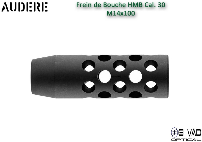 Frein de bouche AUDERE HMB noir Cal.30 - 14x100