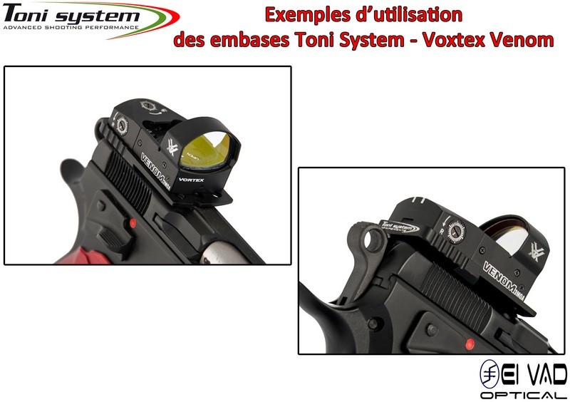 Embase TS pour H&K VP9 / SFP9 Version A - Compatible Fastfire 3, Vortex Venom, Sig Romeo 1