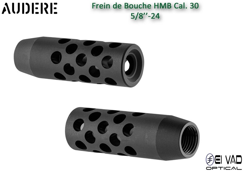 Frein de bouche AUDERE HMB noir Cal.30 - 5/8x24
