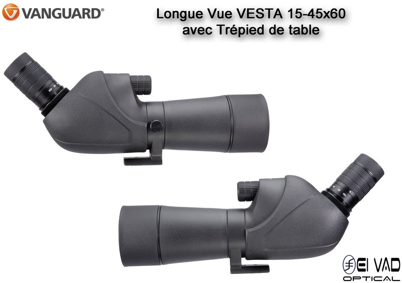 Longue Vue Vanguard VESTA 15-45x60 avec Trépied de table
