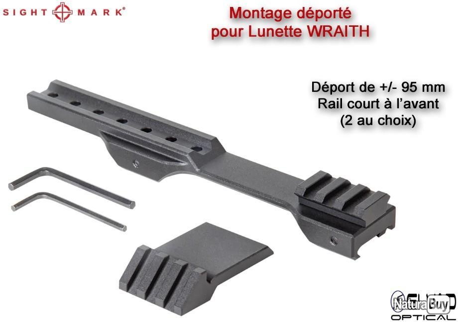 Montage déporté pour lunette Sightmark WRAITH – Version 2